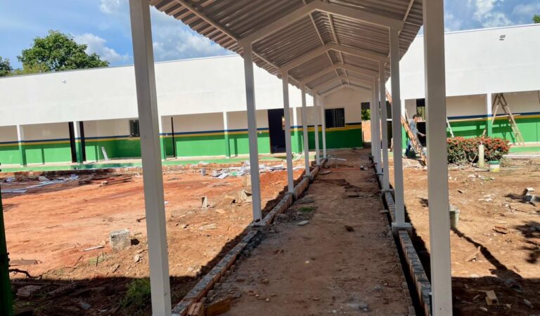 SÃO BENTO: Reconstrução da Escola Municipal Vitória de França entra em fase final