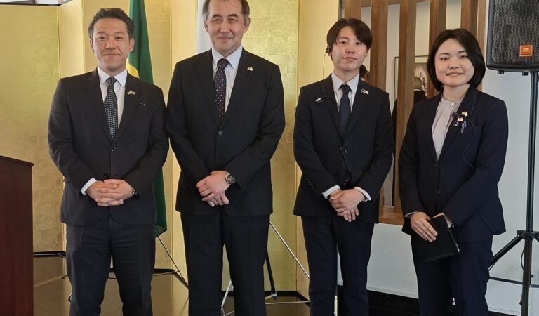 Embaixador do Japão, Yasushi Noguchi, visita Palmas para celebrar os 30 anos da Associação Cultural Nipo-Brasileira do Tocantins e fortalecer parcerias com o setor produtivo