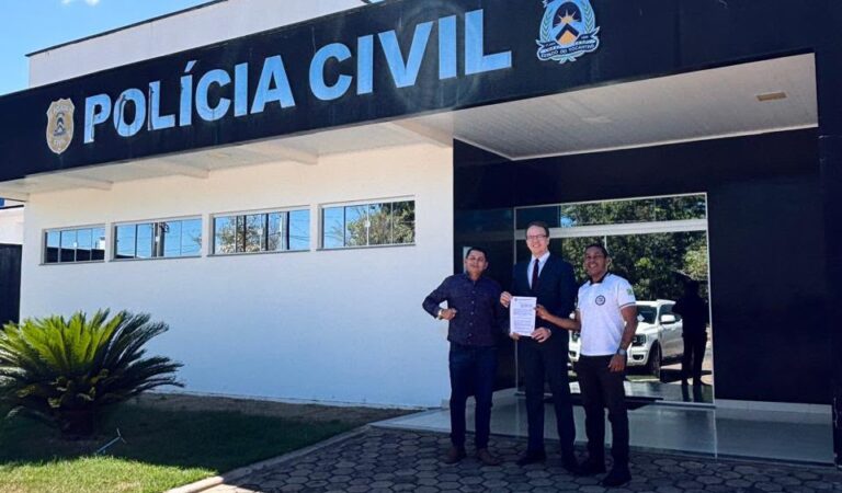 AUGUSTINÓPOLIS: CONSEG realiza doação de bens à Delegacia de Polícia Civil para ampliação da 2ª etapa do Projeto Oráculo