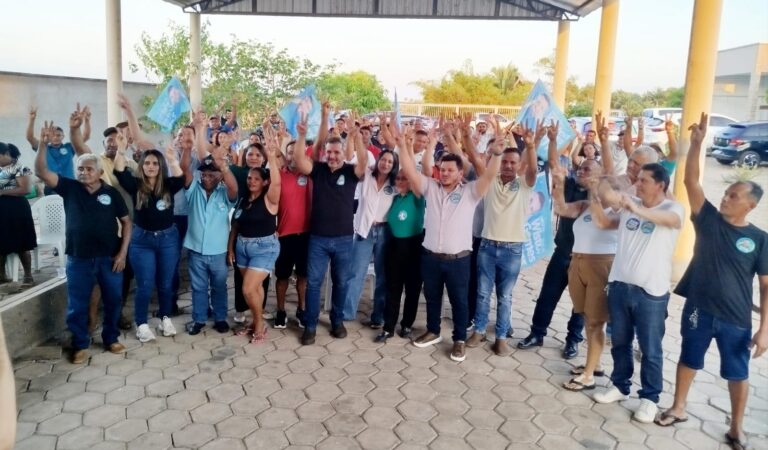 Em Carrasco Bonito, Wiston Gomes participa de ato de campanha e fortalece caminhada à reeleição