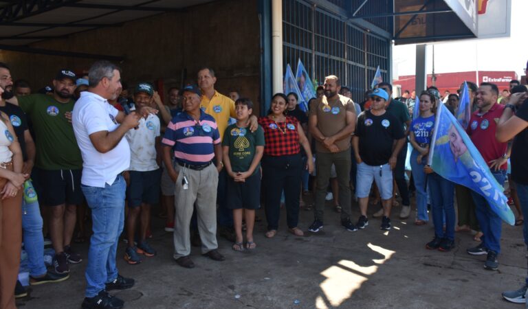 PALMAS: Com adesivaços nas regiões Sul e Norte, deputado Wiston Gomes abre campanha na capital