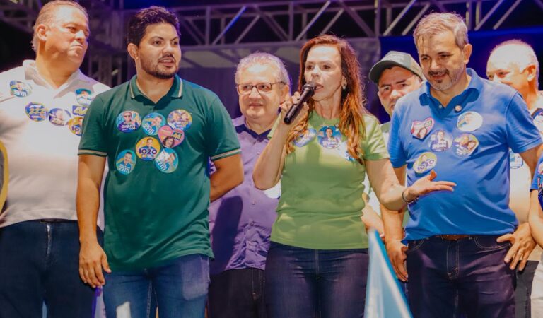 Em Araguatins, Dorinha, Gomes e Gaguim defendem reeleição de Wiston Gomes