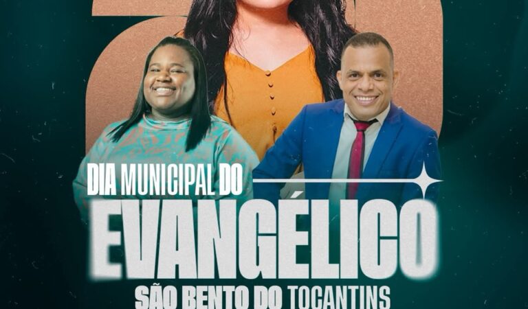 SÃO BENTO: Com presença da cantora Antônia Gomes, Dia do Evangélico será realizado nesta sexta-feira,18