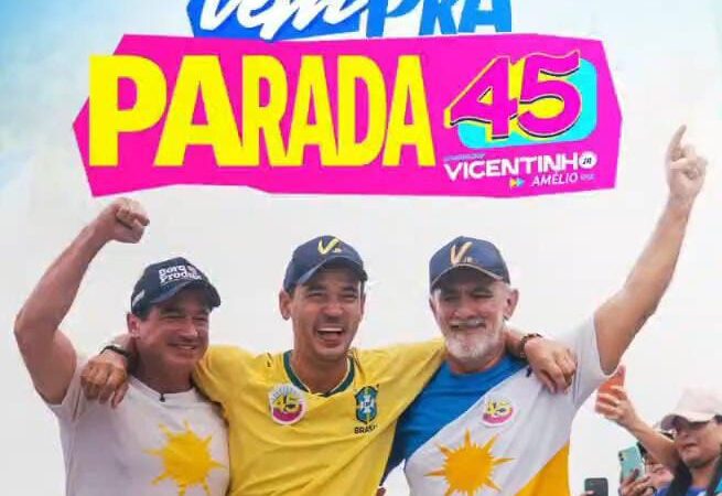 ARAGUATINS: Carreata de Vicentinho Júnior é marcada uma hora antes da de Flávio Bolsonaro e desperta suspeita de oportunismo político