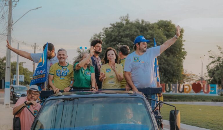 Ao lado de Josi Nunes, Dorinha encerra campanha em Gurupi com grande carreata